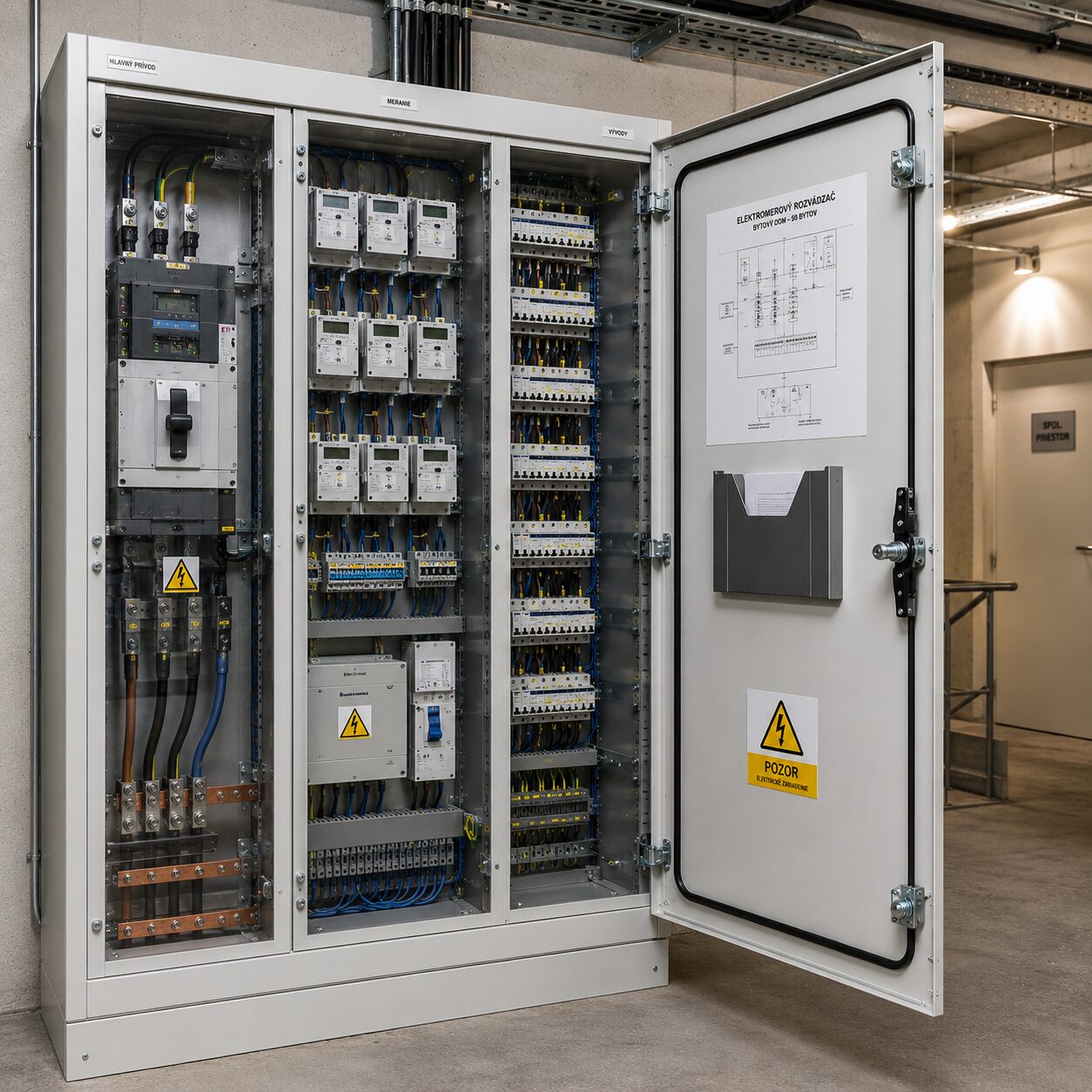 Výroba elektromerových rozvádzačov pre bytové domy a developerské projekty na mieru | elmi-tech.sk